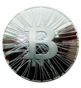 One bitcoin silver 40mm