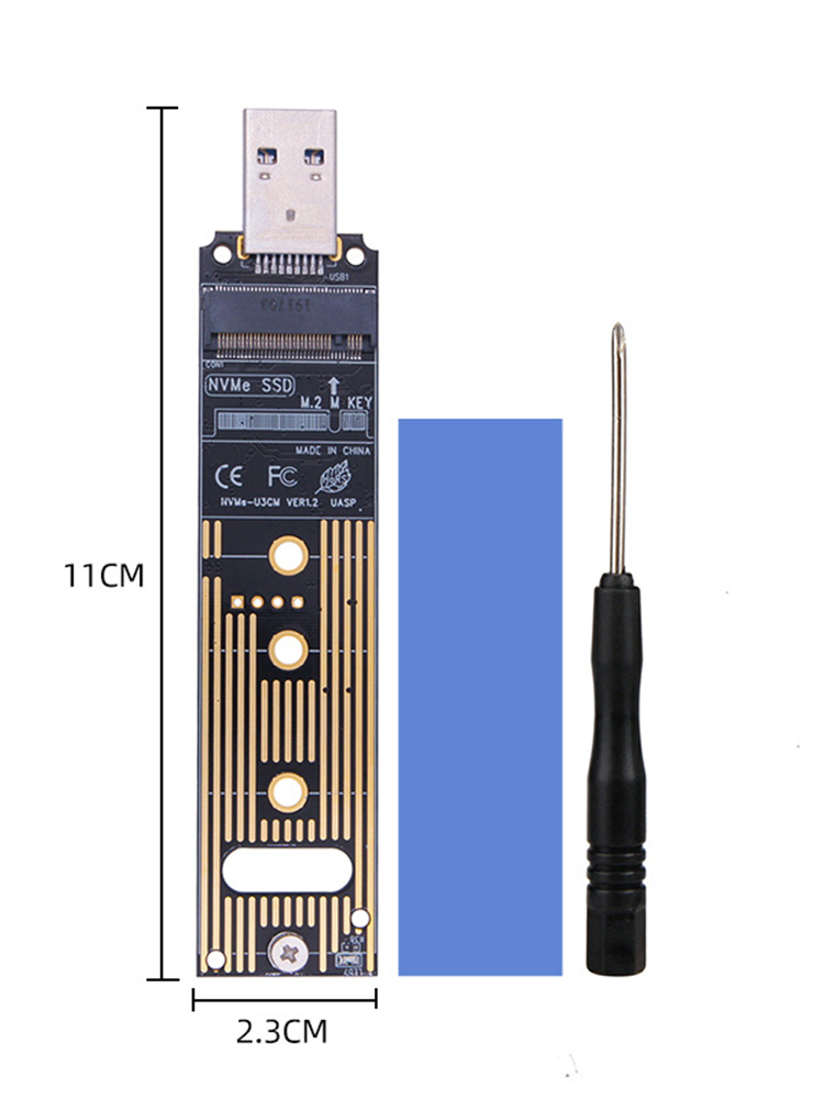 M.2 NVMe na USB 3.1, adaptér disku NVMe SSD