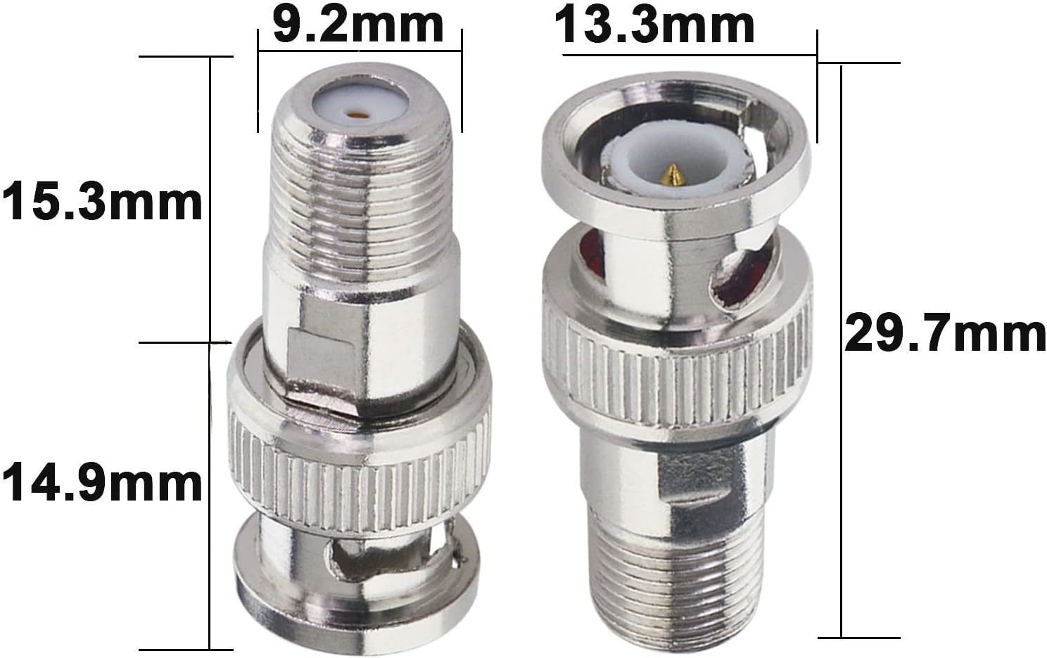 BNC-male na F-female