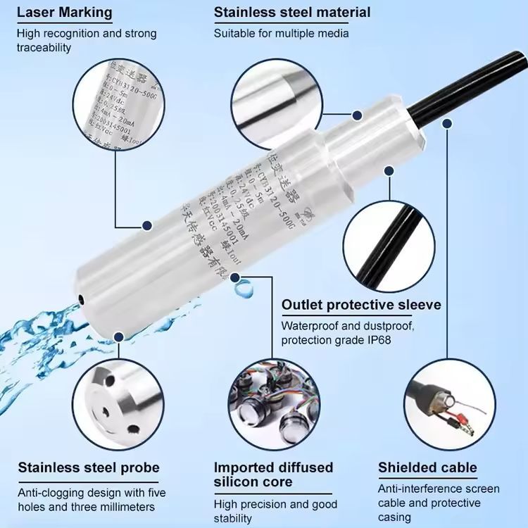 CYB3120 průmyslová hydrostatická hladinová sonda  