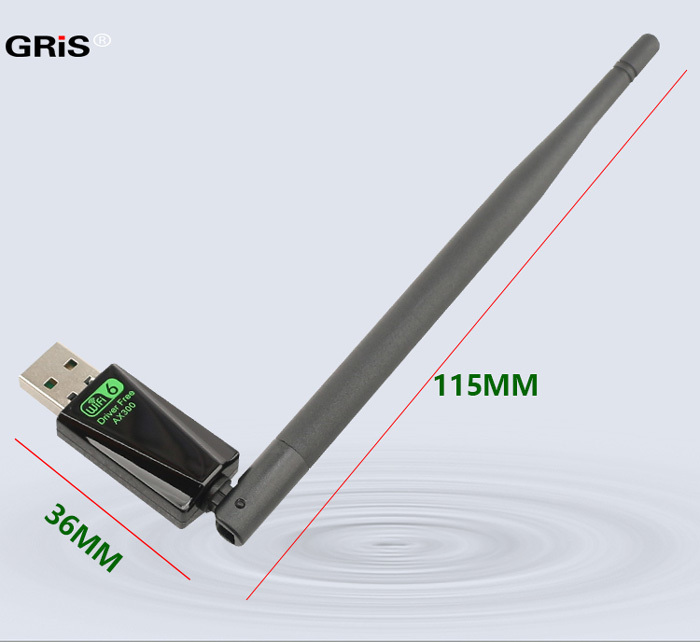 GE-LW09-AX303 WIFI6 600Mbps bezdrátový USB adaptér AIC8800