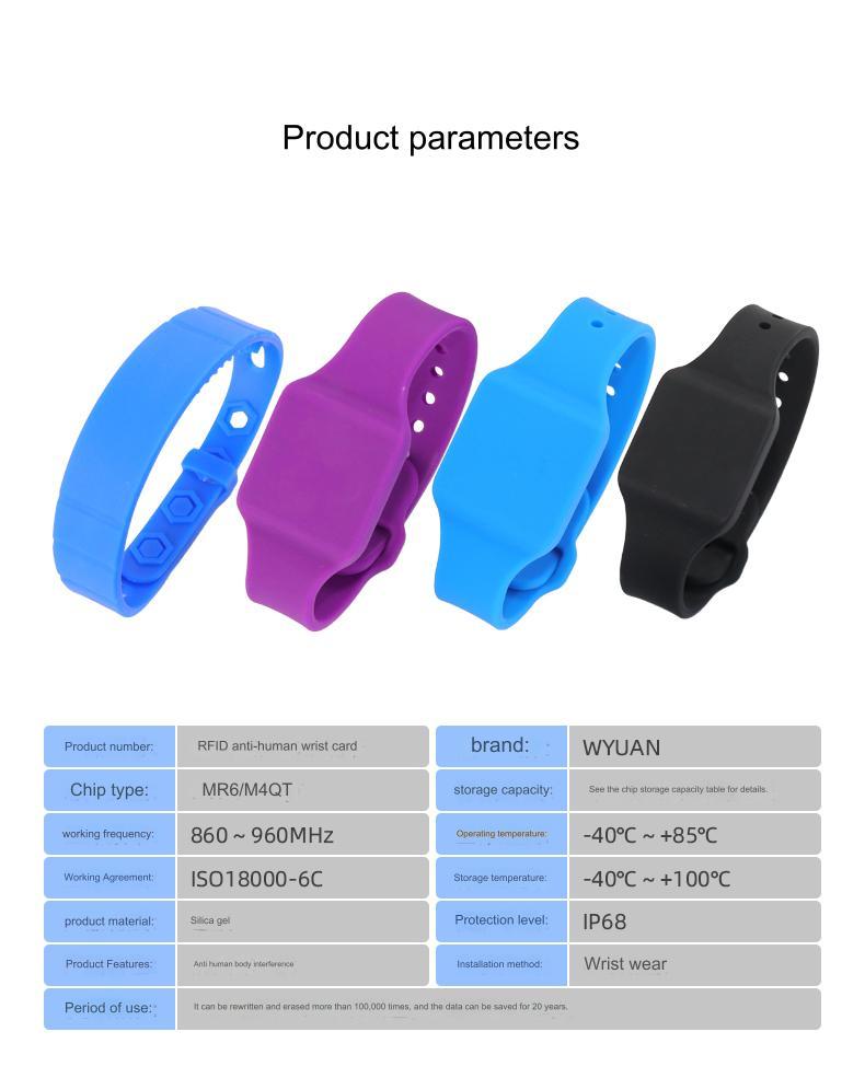 3RF-25519 RFID UHF silikonový náramek