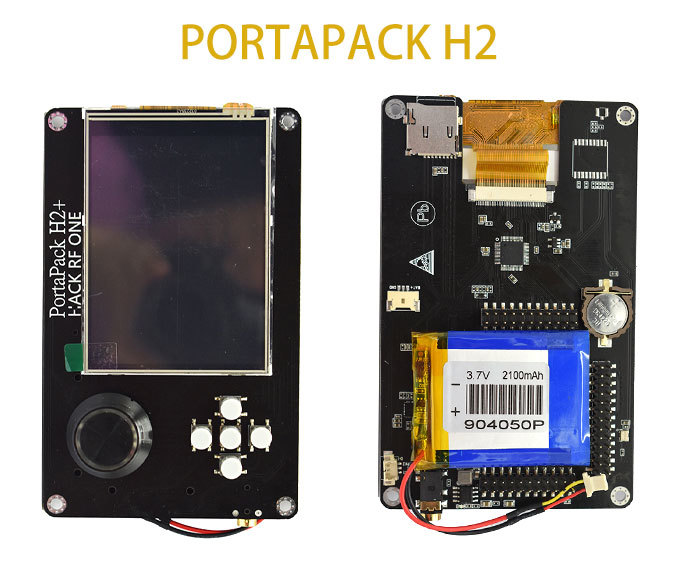 Portapack H2 + HackRF, sada s 5 anténami