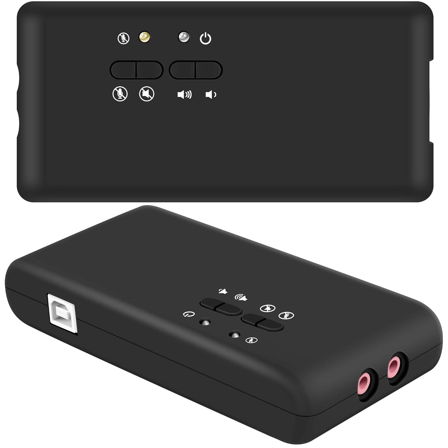 YEY 7.1 USB externí zvuková karta, 8CH DAC a 2CH ADC přes S/PDIF vstup a výstup 