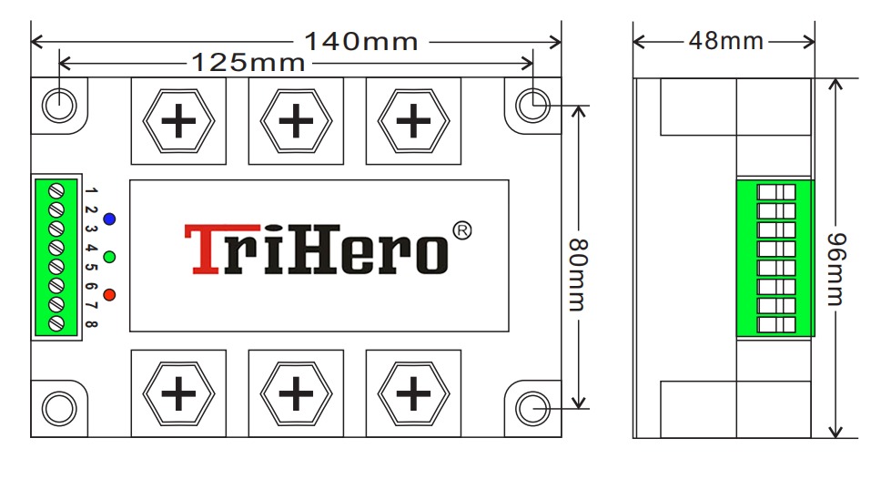 JSTY třífázový solid state AC regulátor napětí